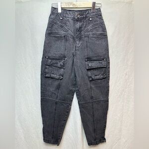 Maniere de Voir Size 6 Gray Cargo Pants